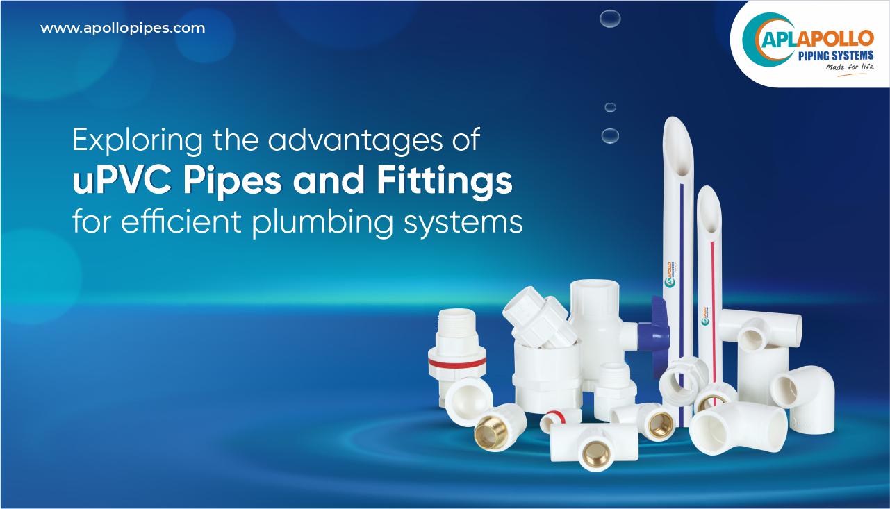 uPVC plumbing pipes and fittings